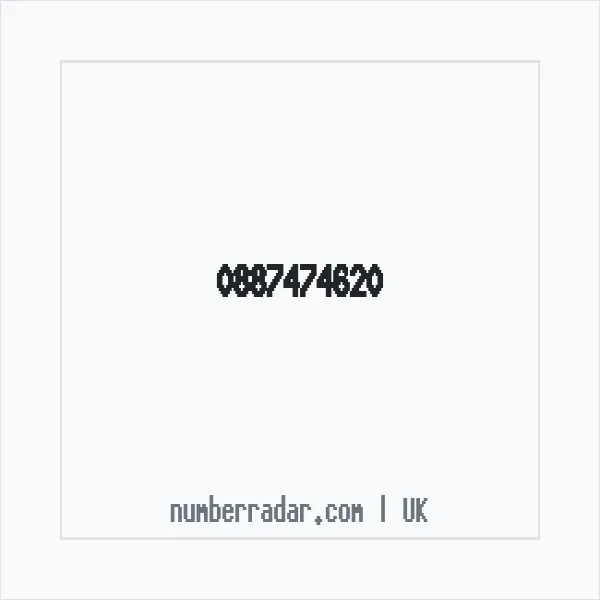 Reverse number check for +44 887474620 — who called me?