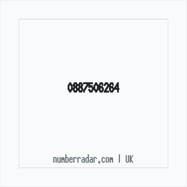 Reverse number check for +44 887506264 — who called me?