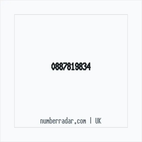 Reverse number check for +44 887819834 — who called me?