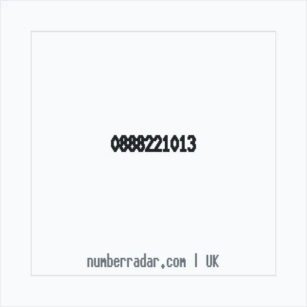 Reverse number check for +44 888221013 — who called me?