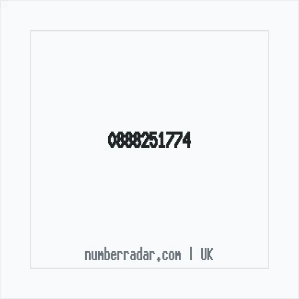 Reverse number check for +44 888251774 — who called me?