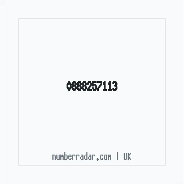 Reverse number check for +44 888257113 — who called me?
