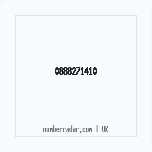 Reverse number check for +44 888271410 — who called me?