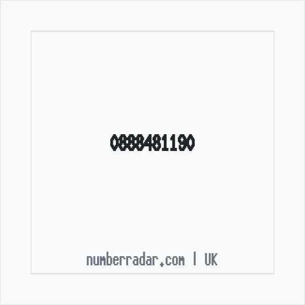 Reverse number check for +44 888481190 — who called me?