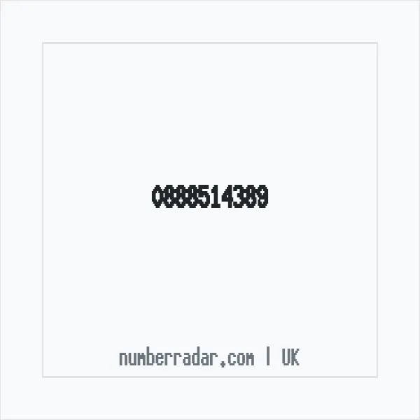 Reverse number check for +44 888514389 — who called me?