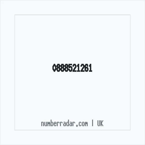 Reverse number check for +44 888521261 — who called me?
