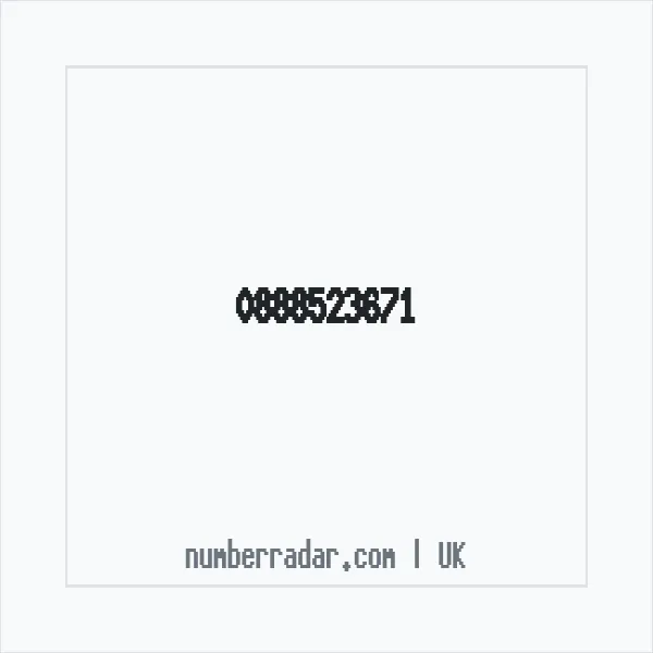 Reverse number check for +44 888523671 — who called me?