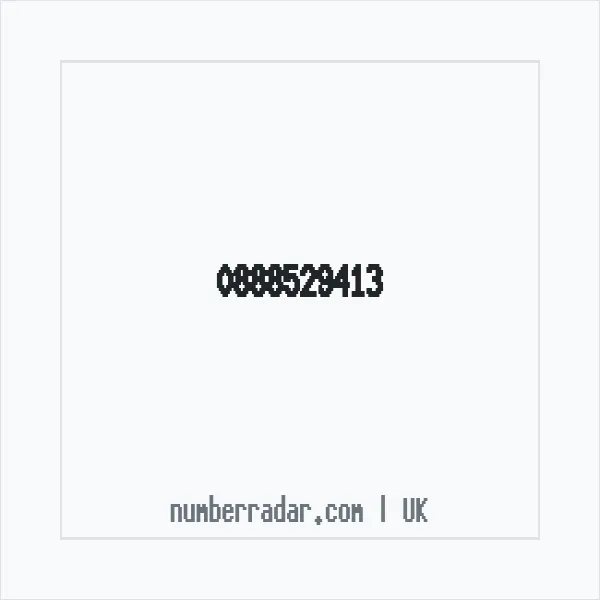 Reverse number check for +44 888529413 — who called me?