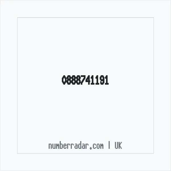 Reverse number check for +44 888741191 — who called me?