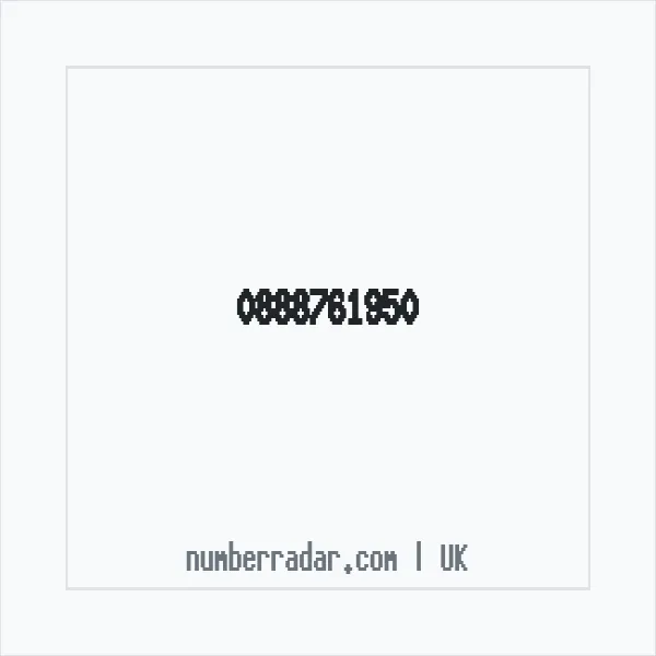 Reverse number check for +44 888761950 — who called me?