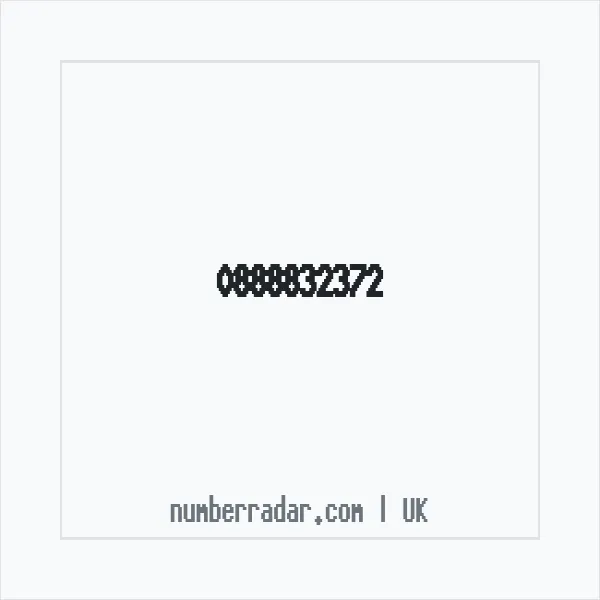 Reverse number check for +44 888832372 — who called me?