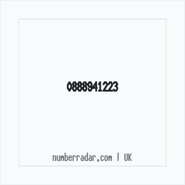 Reverse number check for +44 888941223 — who called me?