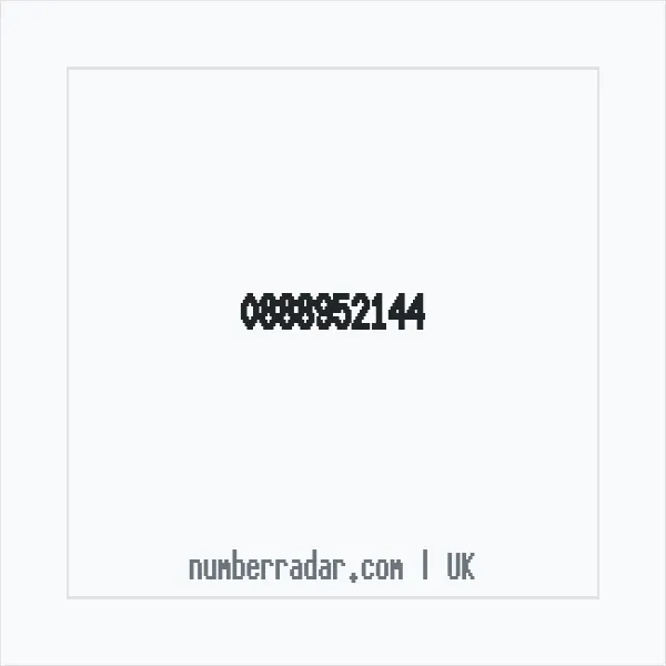 Reverse number check for +44 888952144 — who called me?