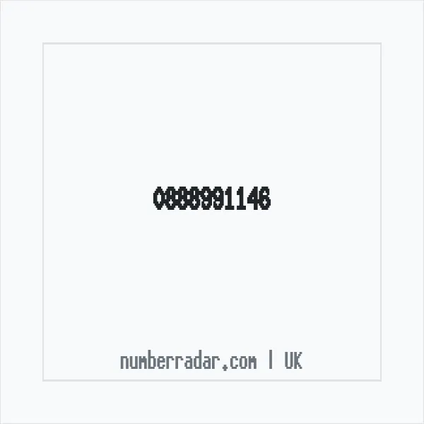 Reverse number check for +44 888991146 — who called me?