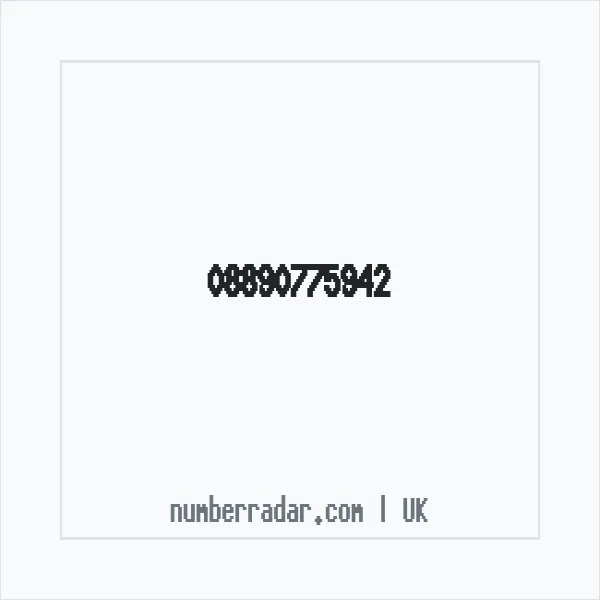 Reverse number check for +44 889 077 5942 — who called me?