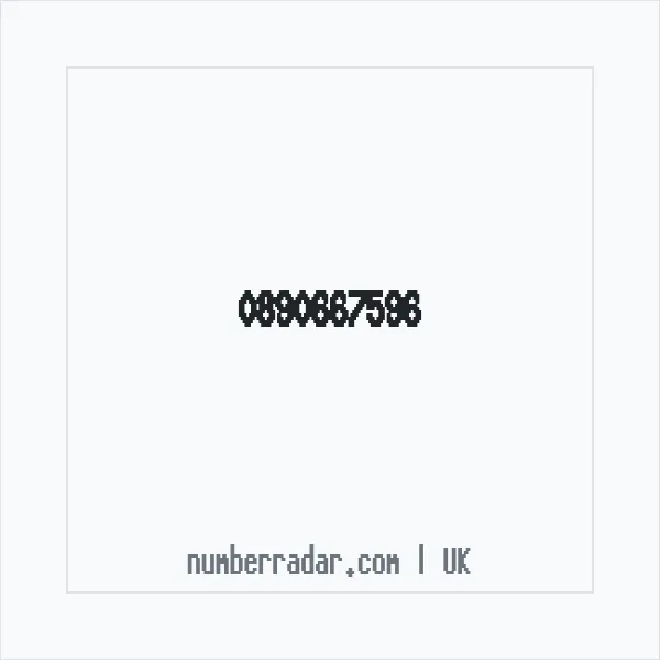 Reverse number check for +44 890667596 — who called me?