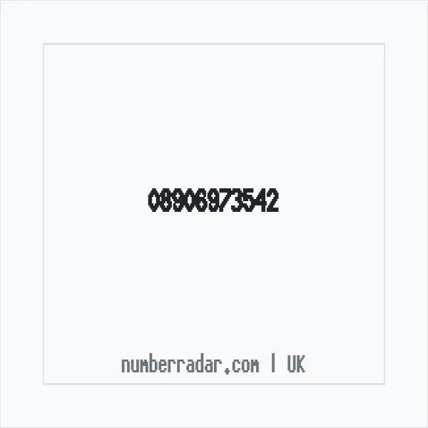 Reverse number check for +44 890 697 3542 — who called me?