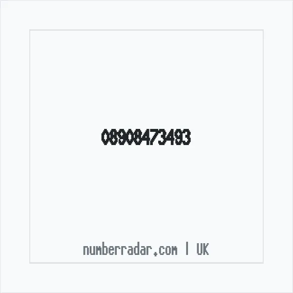 Reverse number check for +44 890 847 3493 — who called me?