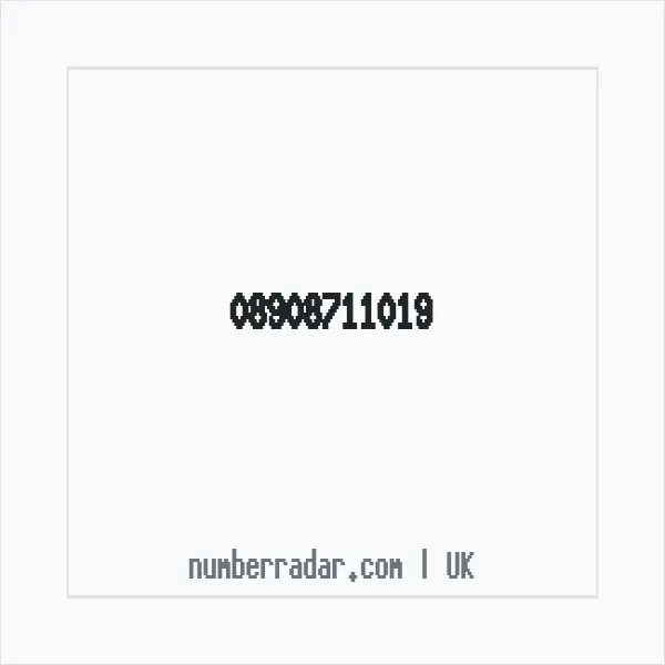 Reverse number check for +44 890 871 1019 — who called me?