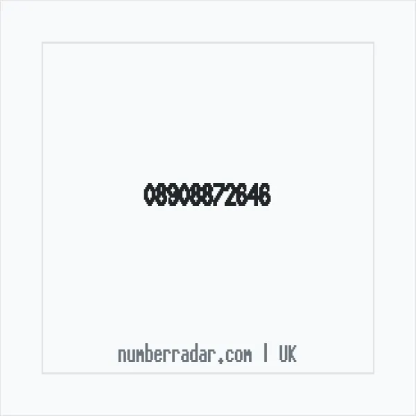 Reverse number check for +44 890 887 2646 — who called me?