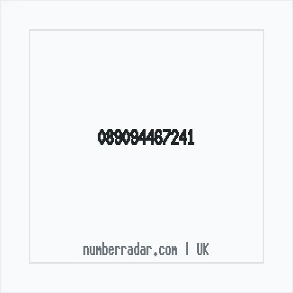 Reverse number check for +44 (8909) 446-724 — who called me?