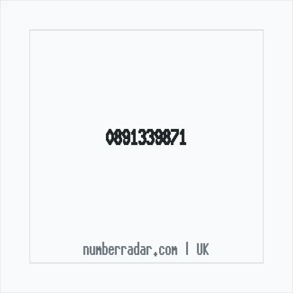 Reverse number check for +44 891339871 — who called me?