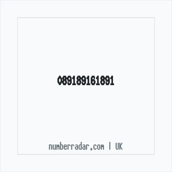 Reverse number check for +44 (8918) 916-189 — who called me?