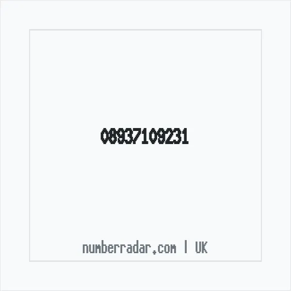 Reverse number check for +44 893 710 9231 — who called me?