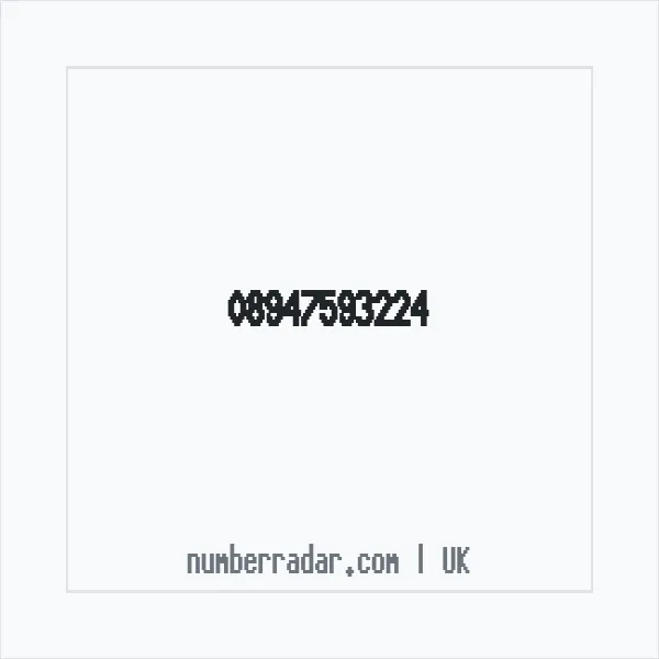 Reverse number check for +44 894 759 3224 — who called me?