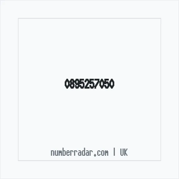 Reverse number check for +44 895257050 — who called me?