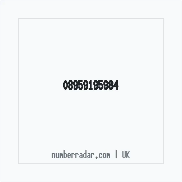 Reverse number check for +44 895 919 5984 — who called me?