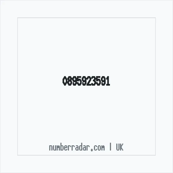 Reverse number check for +44 895923591 — who called me?