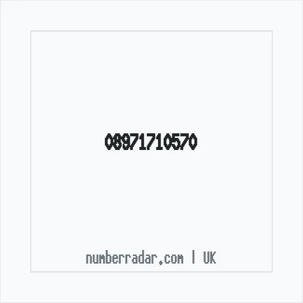 Reverse number check for +44 897 171 0570 — who called me?