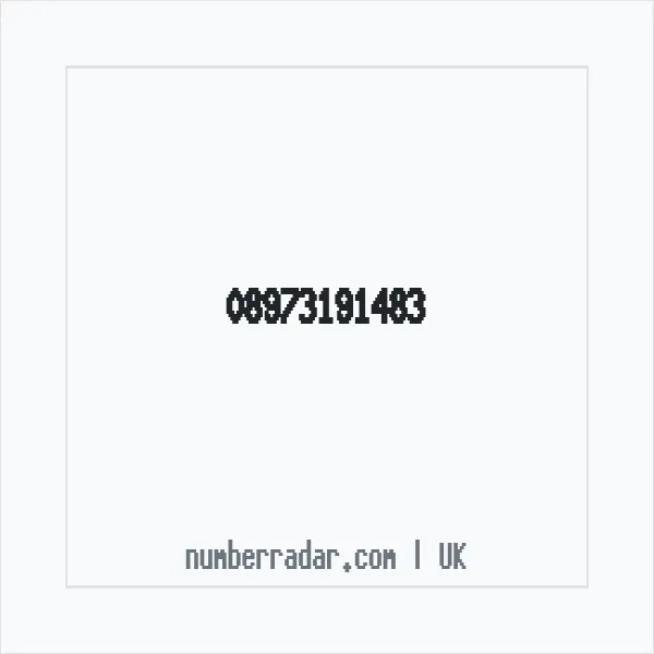 Reverse number check for +44 897 319 1483 — who called me?