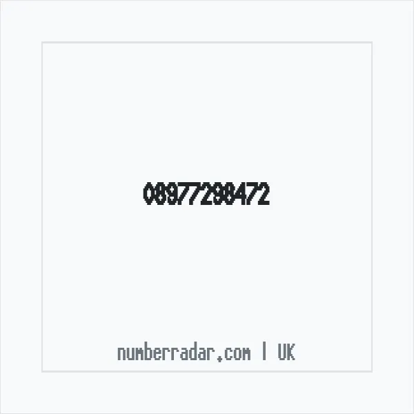 Reverse number check for +44 897 729 8472 — who called me?