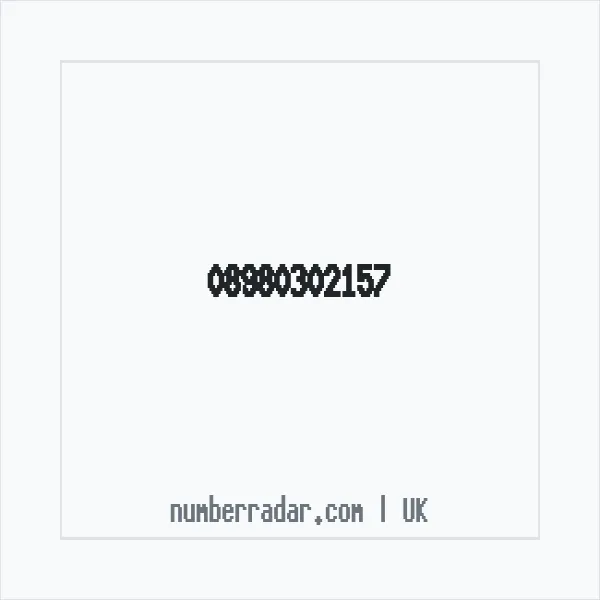 Reverse number check for +44 898 030 2157 — who called me?