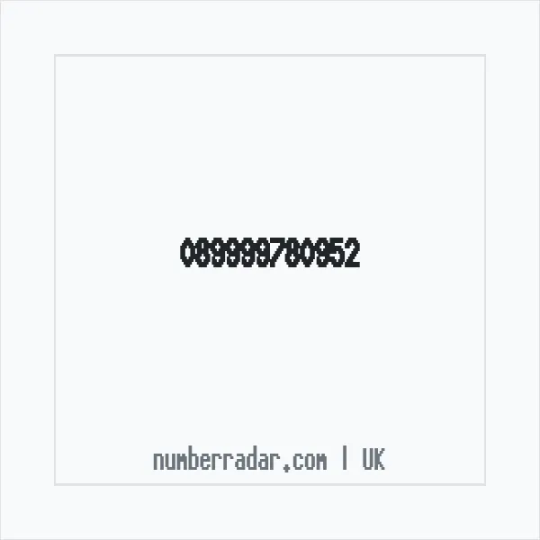 Reverse number check for +44 (8999) 978-095 — who called me?
