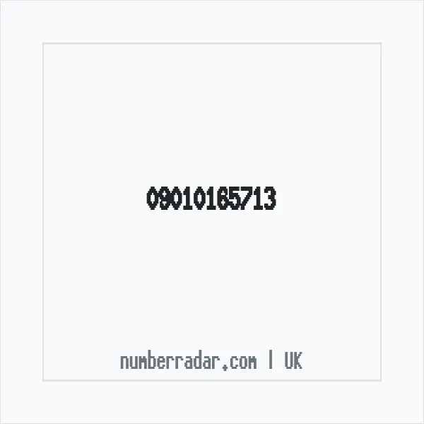 Reverse number check for +44 (9010) 165-713 — who called me?