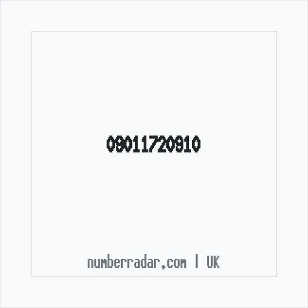 Reverse number check for +44 (9011) 720-910 — who called me?