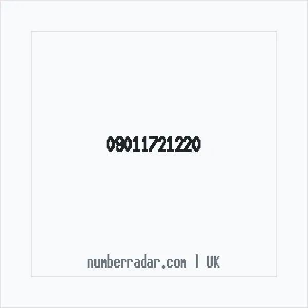 Reverse number check for +44 (9011) 721-220 — who called me?