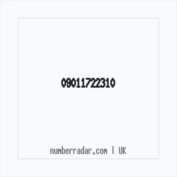 Reverse number check for +44 (9011) 722-310 — who called me?