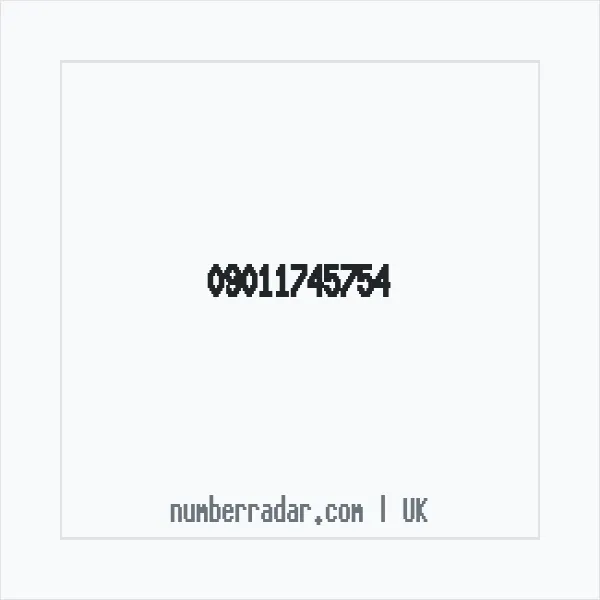 Reverse number check for +44 (9011) 745-754 — who called me?