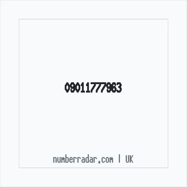 Reverse number check for +44 (9011) 777-963 — who called me?