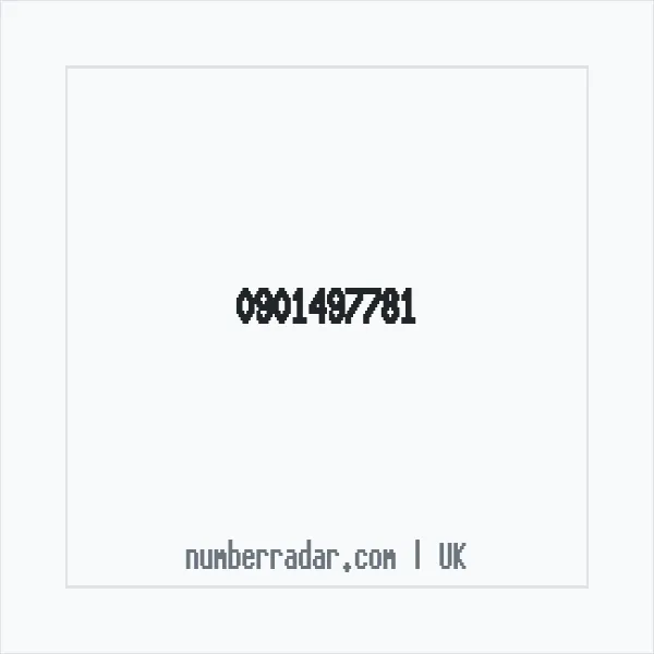 Reverse number check for +44 901497781 — who called me?