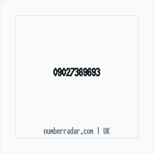 Reverse number check for +44 (9027) 369-693 — who called me?