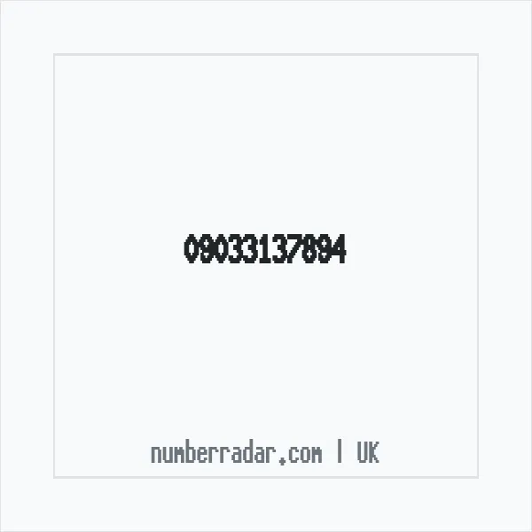 Reverse number check for +44 (9033) 137-894 — who called me?