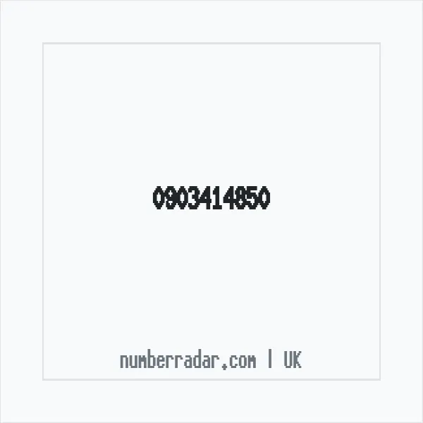 Reverse number check for +44 903414850 — who called me?