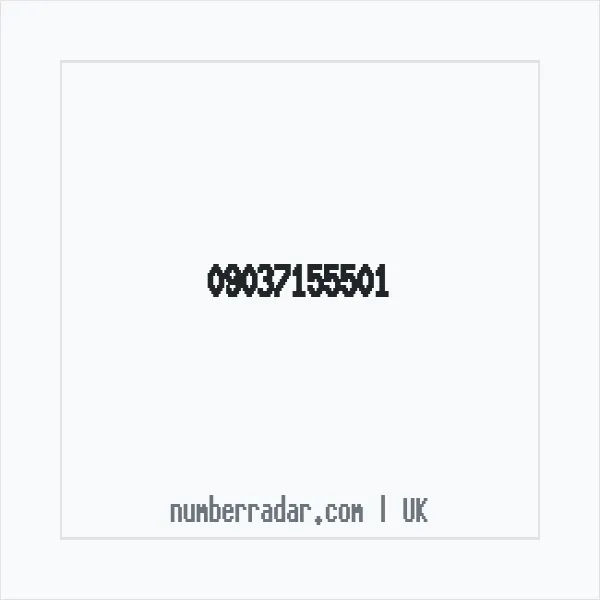 Reverse number check for +44 (9037) 155-501 — who called me?
