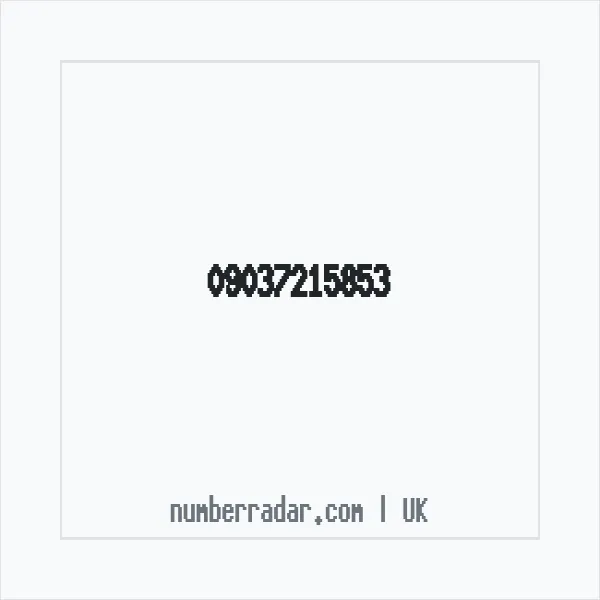 Reverse number check for +44 (9037) 215-853 — who called me?
