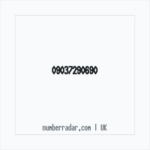 Reverse number check for +44 (9037) 290-690 — who called me?